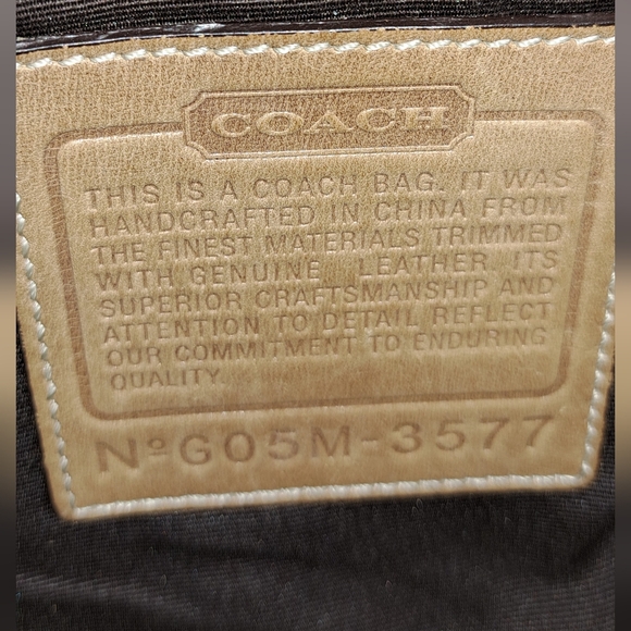 Coach Shoulder Bag, GUC - Picture 5 of 5